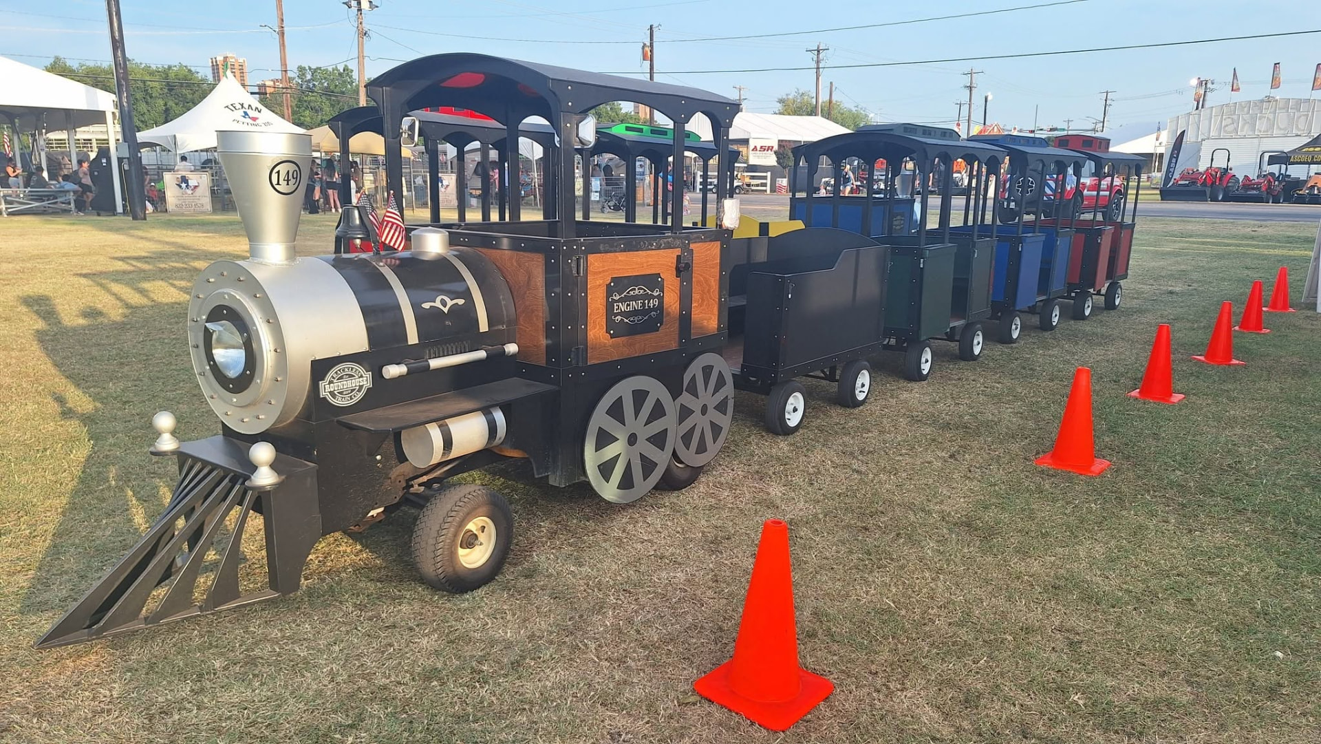 The Choo Choo Express train at a North Texas event