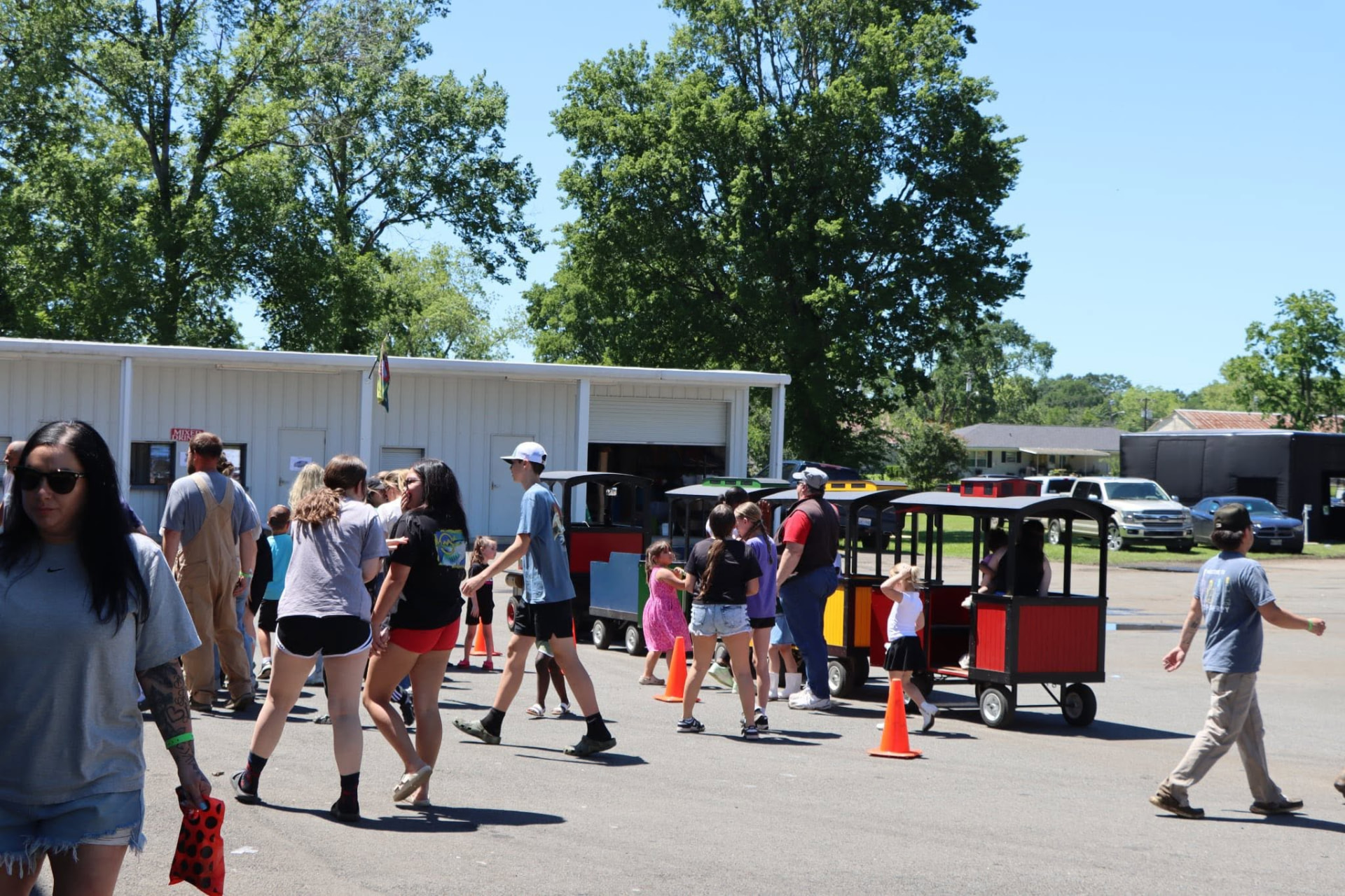 The Choo Choo Express train at a North Texas event