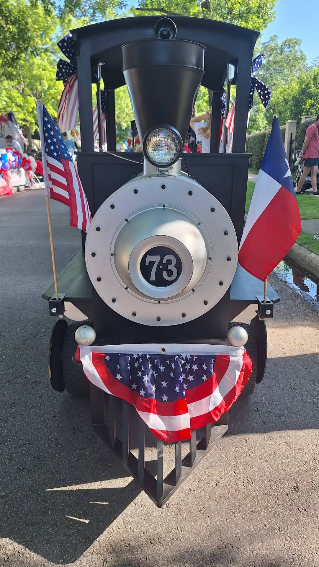 Guests lining up to ride the Choo Choo Express